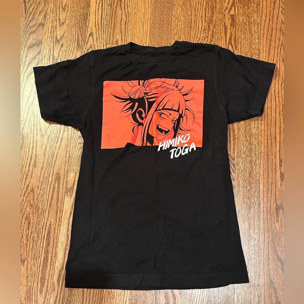 Hot Topic My Hero Academia Himiko Toga Black & Orange t-shirt 100% cotton